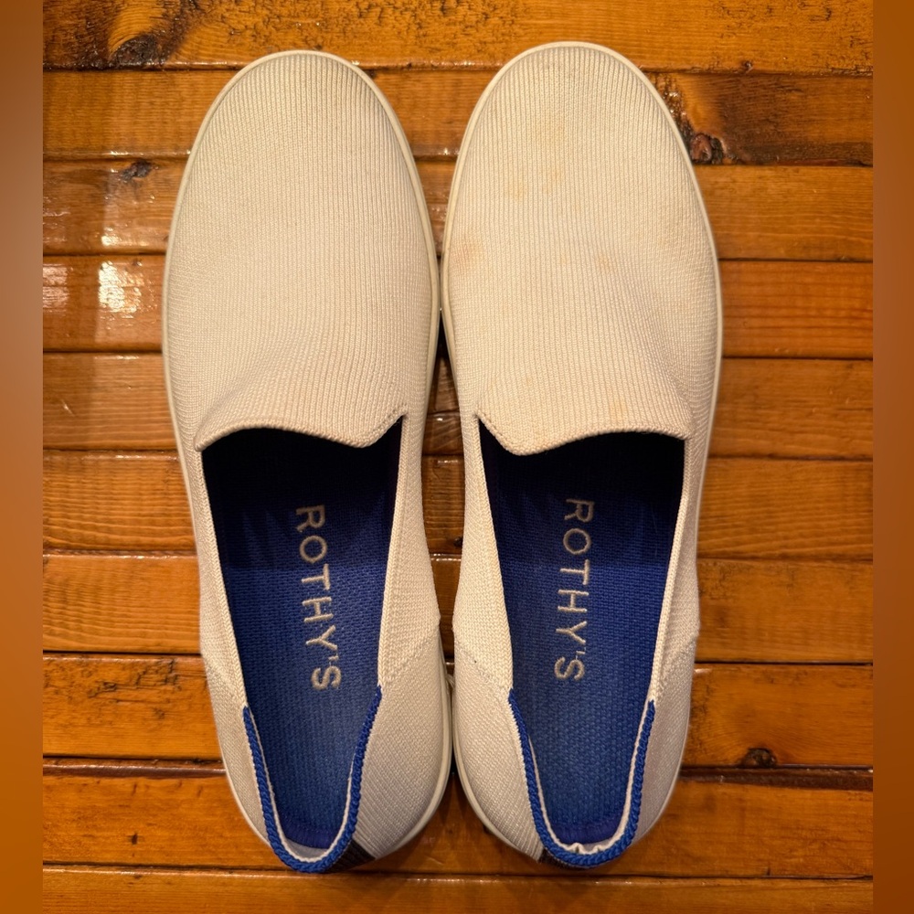 Rothy's White Original Slipon Sneaker 9